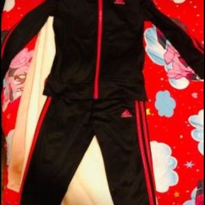 Girls Adidas tracksuit